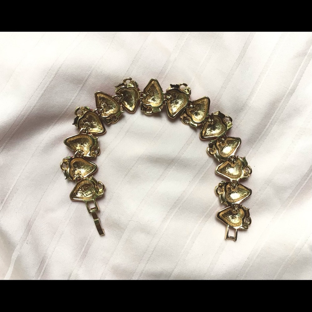 Kenneth Jay Lane Kjl Vintage Strawberry Link Brac… - image 5